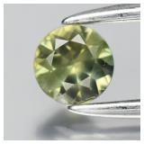 0.23ct 3.5mm Round Brilliant Natural Green Sapphir