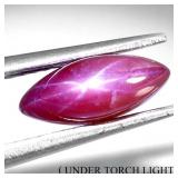Marquise 100% Natural Red 6 Rays Star Ruby Africa