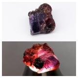 8.76ct Rough Natural Pinkish Purple Sapphire - Unh