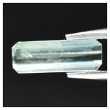 0.50ct 9x3.2mm Octagon Natural Green Prehnite - Af