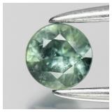 0.22ct 3.5mm Round Brilliant Natural Green Sapphir