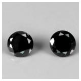 Pair 2p 0.13ct 2.3mm Round Brilliant Cut Diamond N