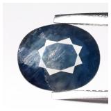 1.11ct Oval Natural Greenish Blue Sapphire - Heate