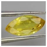 Marquise Cut Natural Top Rich Yellow Sapphire Aust