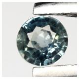 0.12ct 2.8mm VS Round Natural Blue Green Sapphire