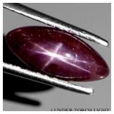 Marquise 100% Natural Red 6 Rays Star Ruby Africa