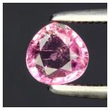 0.33ct 4.5x4.5mm Pear Natural Pink Tourmaline - Un