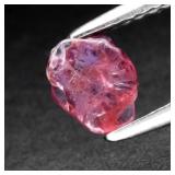 0.69ct 6x5mm Rough Unheated Purple-Pink Sapphire,