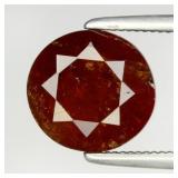 3.10ct Semi-Round Natural Medium Orange Spessartit