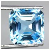 Octagon Cut 100% Natural Top Sky Blue Topaz 8.63ct
