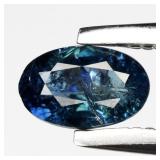 0.32ct 5x3.3mm Oval Natural Green Blue Sapphire -