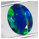 Oval Cut Natural AAA Floral Flash Play Of Color Bl