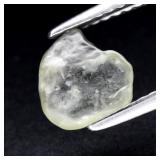 0.87ct 7.5x6.5mm Rough Unheated Green Sapphire, Ma