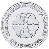 1984 Town of Newcastle Ontario Trade Dollar