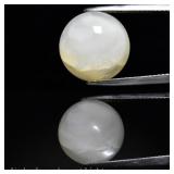 8.34ct Round Cabochon Natural Rainbow With Luster