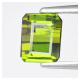 1.98ct 6.5x5.5mm Octagon Natural Green Tourmaline