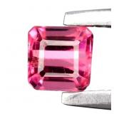 0.20ct 3.2x3.2mm VS Octagon Natural Pink Tourmalin