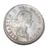 Silver 1956 Canada 10ï¿½ Coin