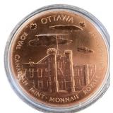 Royal Canadian Mint Winnipeg Ottawa Token