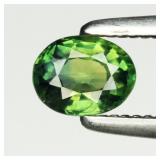0.34ct 4.5x3.5mm VS Oval Natural Blue Green Sapphi