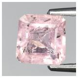 0.81ct 5.8x5.7mm Octagon Natural Pastel Pink Tourm