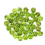 Round Cut Natural Unheated Green Chrome Diopside 3