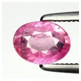 0.56ct 6x4.5mm Oval Natural Pink Sapphire - Heated