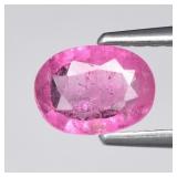 0.57ct 6.5x5mm Oval Natural Pink Tourmaline - Unhe