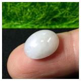 9.00ct Oval Natural Jadeite, Light Lavender Jade,