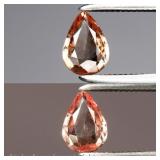0.41ct 6x4.2mm VS Pear Natural Color Change Garnet