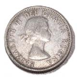 Silver 1960 Canada 10ï¿½ Coin