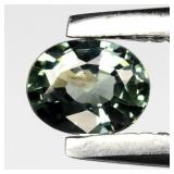 0.17ct 3.7x3mm VS Oval Natural Green Sapphire - Un