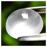 10.53ct Oval Cabochon Natural Very Light Pink Rose