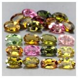 Lot 23pcs 5.64ct Unheated Tourmaline
