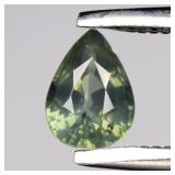 0.44ct 5.2x3.7mm VS Pear Natural Green Sapphire -