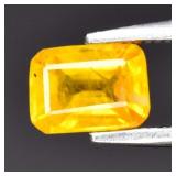 0.85ct 6x4.5mm Octagon Yellow Sapphire - Thailand
