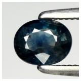 0.49ct 5.2x4.2mm Oval Natural Greenish Blue Sapphi