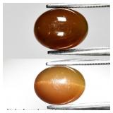 3.33ct Oval Cabochon Natural Yellow Cat's Eye Apat