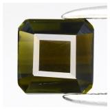 1.07ct 5.5x5.5mm VS Octagon Natural Green Tourmali