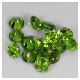 Round Cut Natural Unheated Green Chrome Diopside 1
