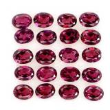 Oval Cut Natural Neon Purple Rhodolite Garnet Lot