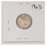 Silver 1963 Canada 10ï¿½ Coin