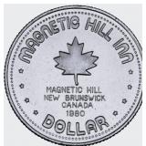 1980 Magnetic Hill Inn New Brunswick Trade Dollar