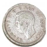 Silver 1940 Canada 10ï¿½ Coin