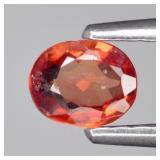 0.28ct 4.5x3.5mm Oval Orange Sapphire - Songea, Ta