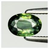 0.44ct 5.5x3.8mm Oval Natural Green Sapphire - Hea
