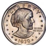 Randomly Selected 1979 US $1 Coin Susan B. Anthony