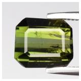 1.46ct 7.3x6.3mm Octagon Natural Green Tourmaline