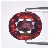 1.62ct 6.5x5.5mm Oval Natural Imperial Pink Zircon