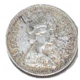 Silver 1966 Canada 10ï¿½ Coin